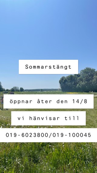 sommarstängt